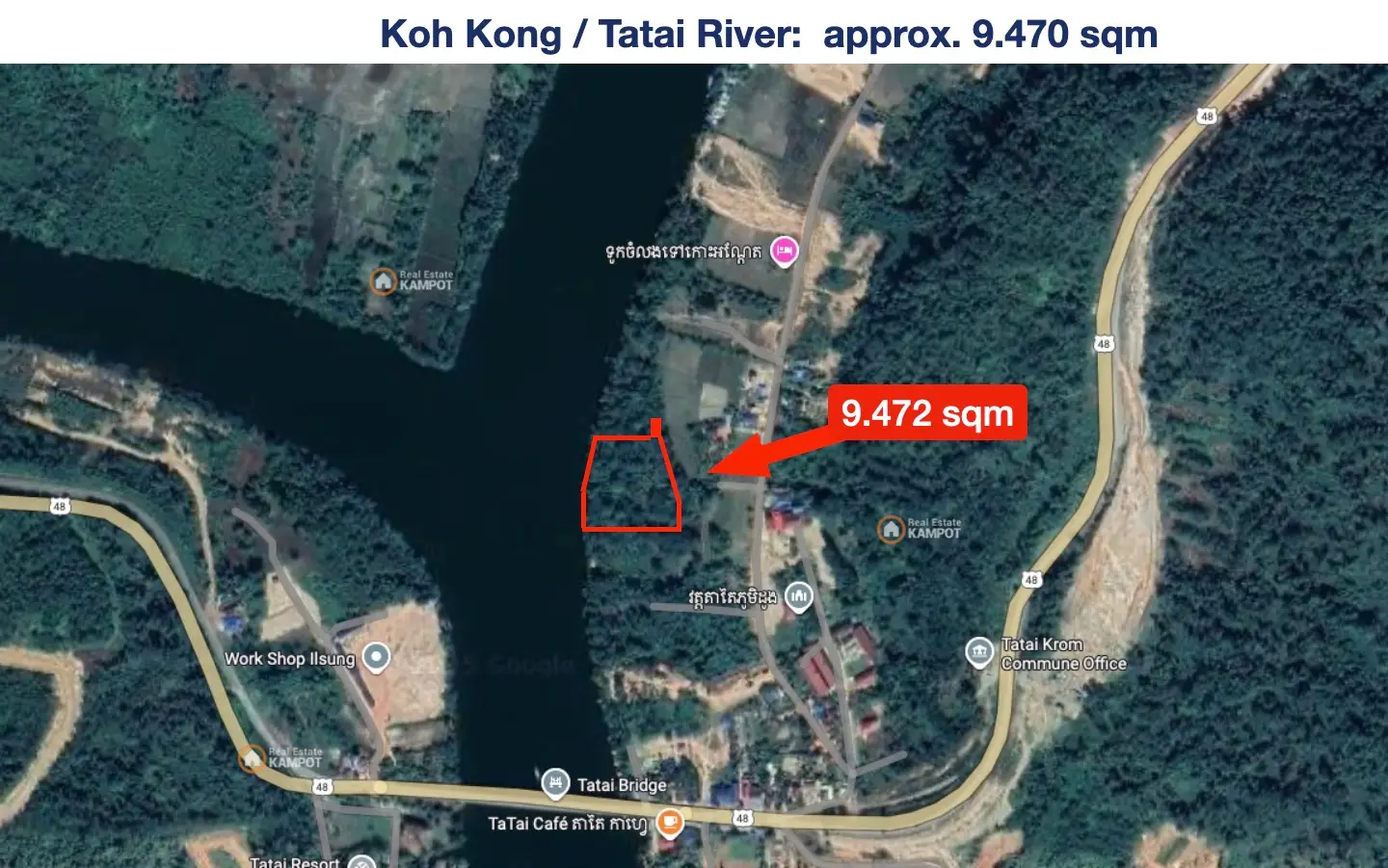 Koh Kong - Tatai River 9470 sqm