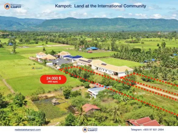 Kampot Land for home 24.000