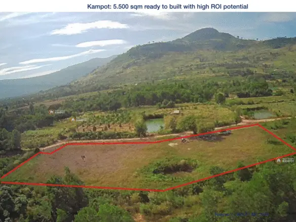 Kampot - 5.500 sqm - high investment potential