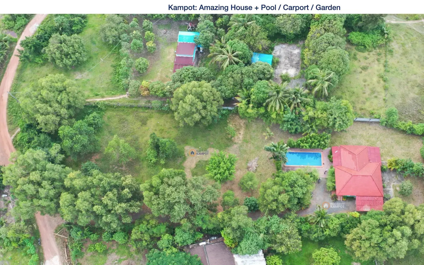 Kampot: Amazing House + Pool / Carport / Garden