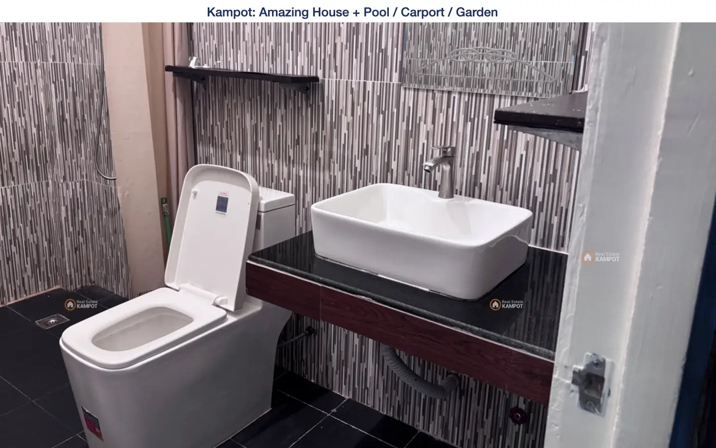 Kampot: Amazing House + Pool / Carport / Garden