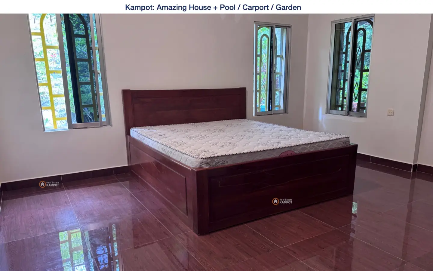 Kampot: Amazing House + Pool / Carport / Garden