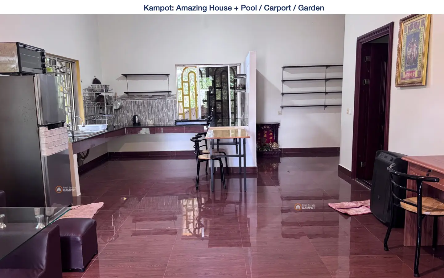 Kampot: Amazing House + Pool / Carport / Garden