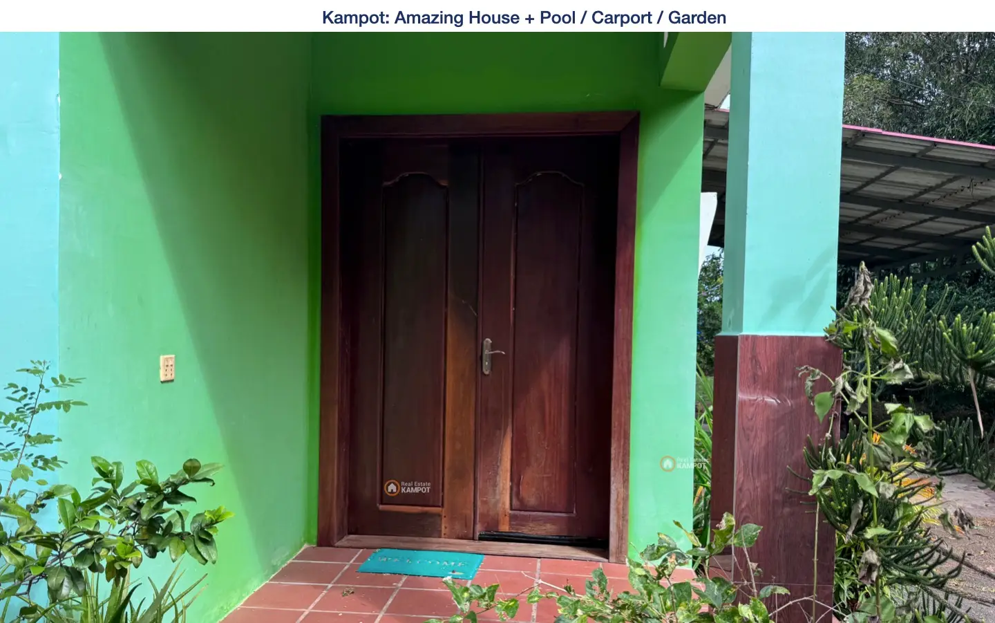 Kampot: Amazing House + Pool / Carport / Garden