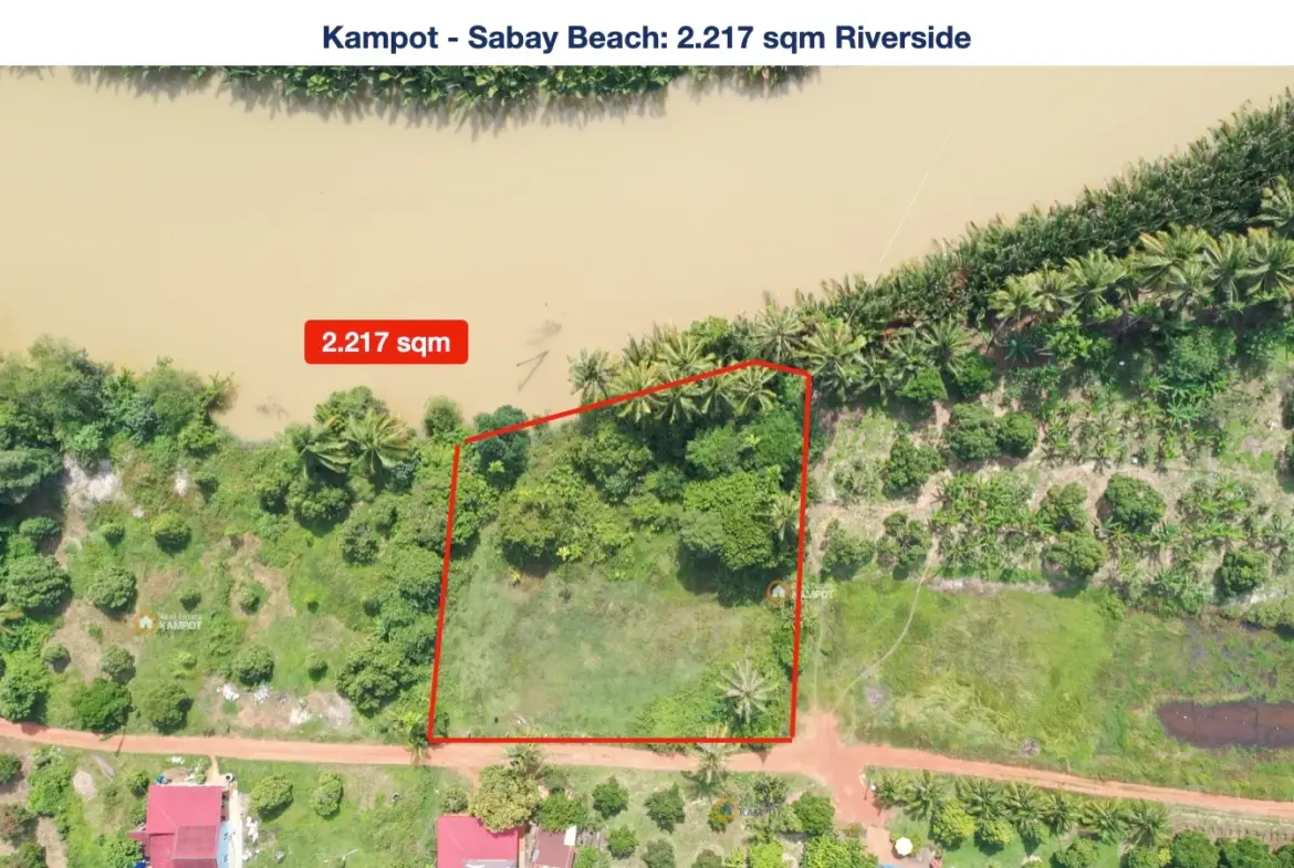 Kampot - Sabay Beach River Side Land