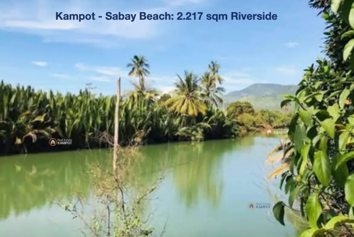 Kampot - Sabay Beach River Side Land