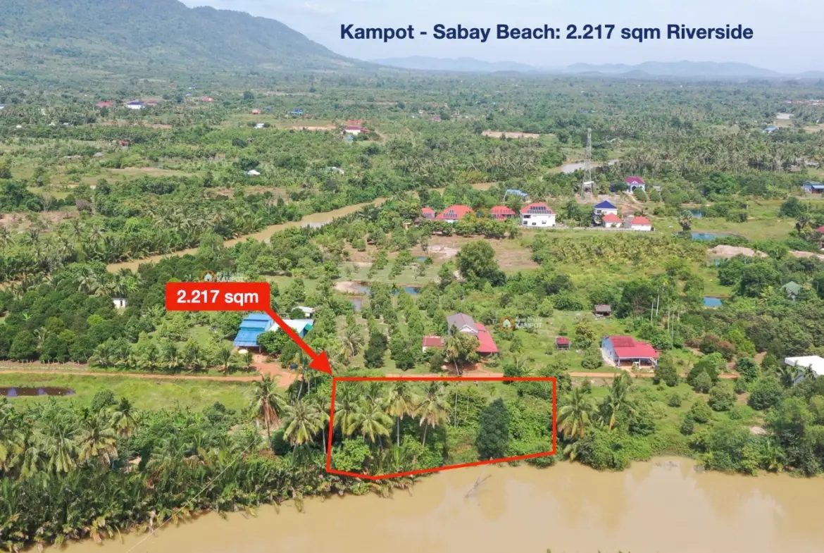 Kampot - Sabay Beach River Side Land
