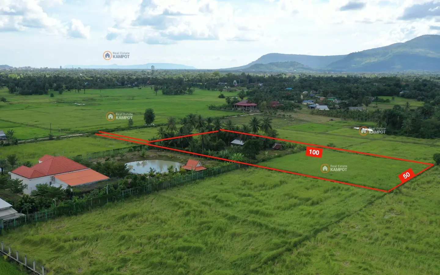 Kampot – Perfect place for your home, 5000 sqm Kampot - Perfect place for your home, 5000 sqm