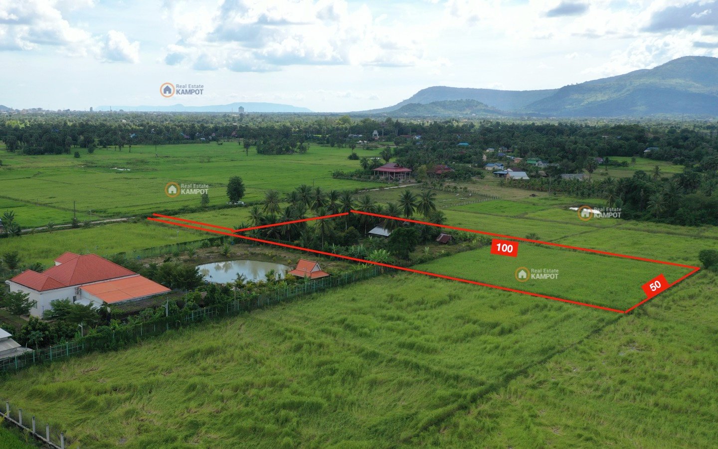 Kampot – Perfect place for your home, 5000 sqm Kampot - Perfect place for your home, 5000 sqm