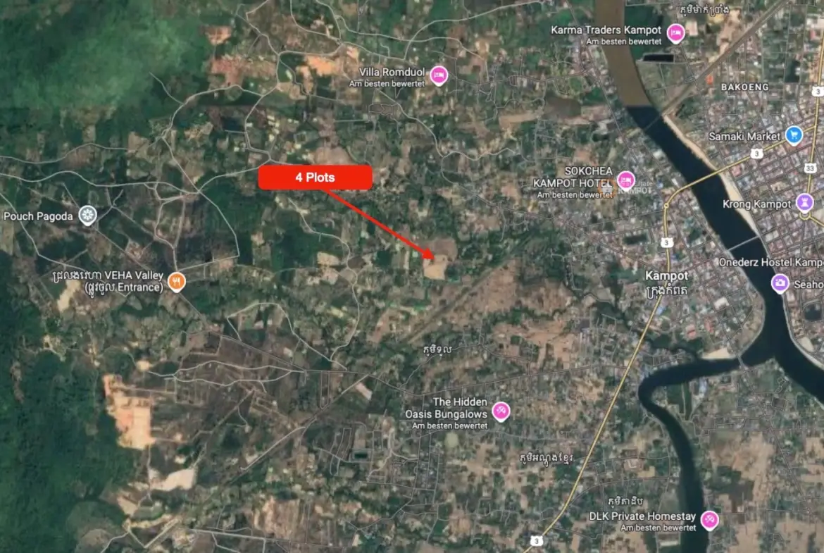 Kampot - Land at Bokor Mountain – ideal for small business