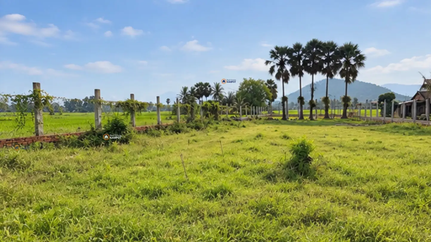 Screenshot Kampot – Land full fenced, 2.350 sqm