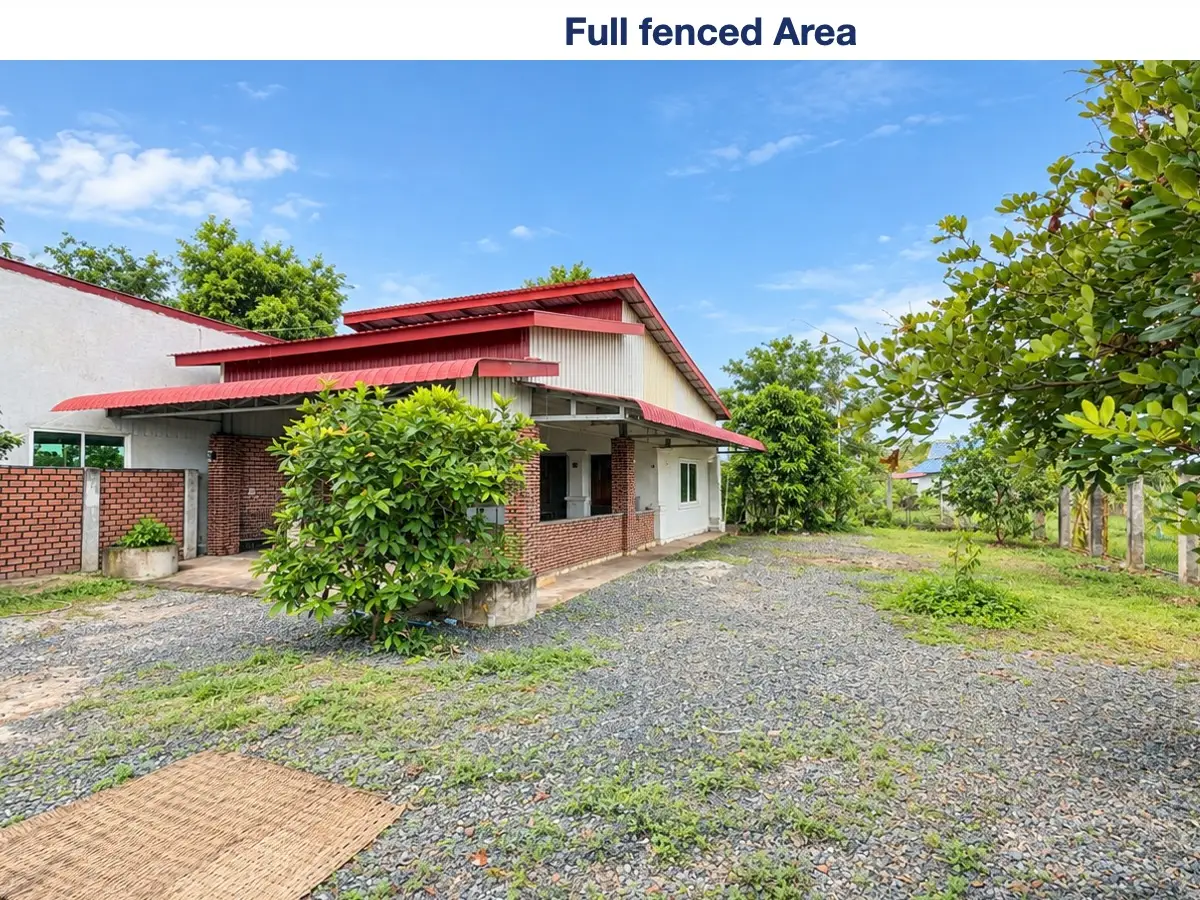 Screenshot Beautiful House in Kampot City – Quiet Location, Huge Terrace & Rice Field Views